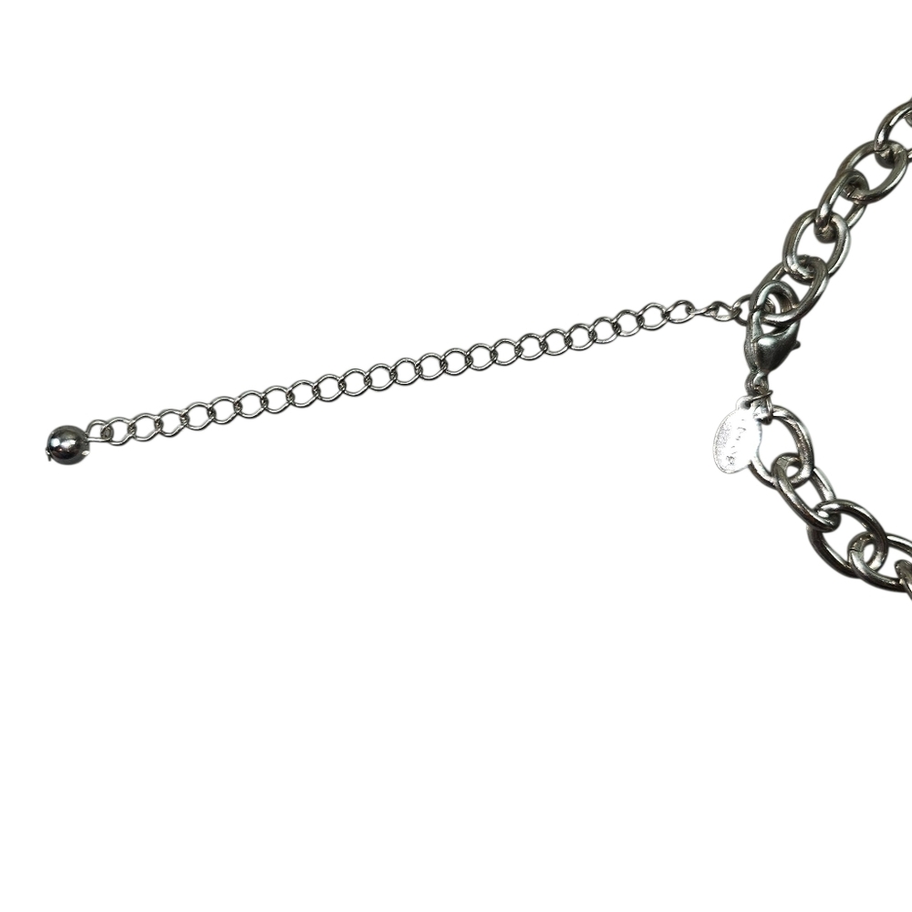 Chico's Vintage Silver Link Statement Necklace - image 4